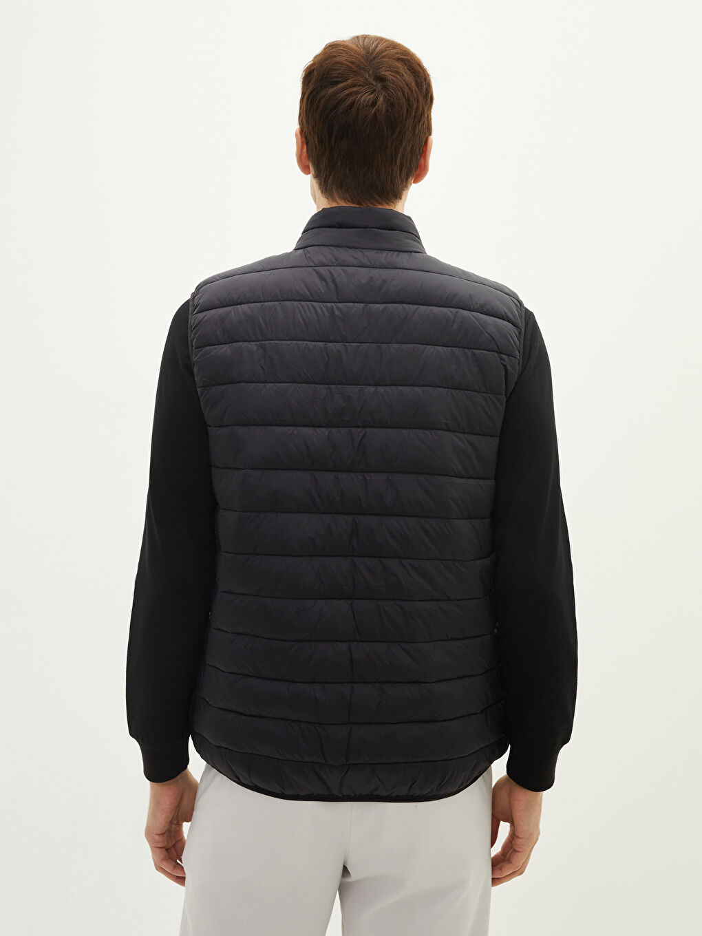 Standard Pattern High Collar Slim Men's Vest -S20158Z8-CVL