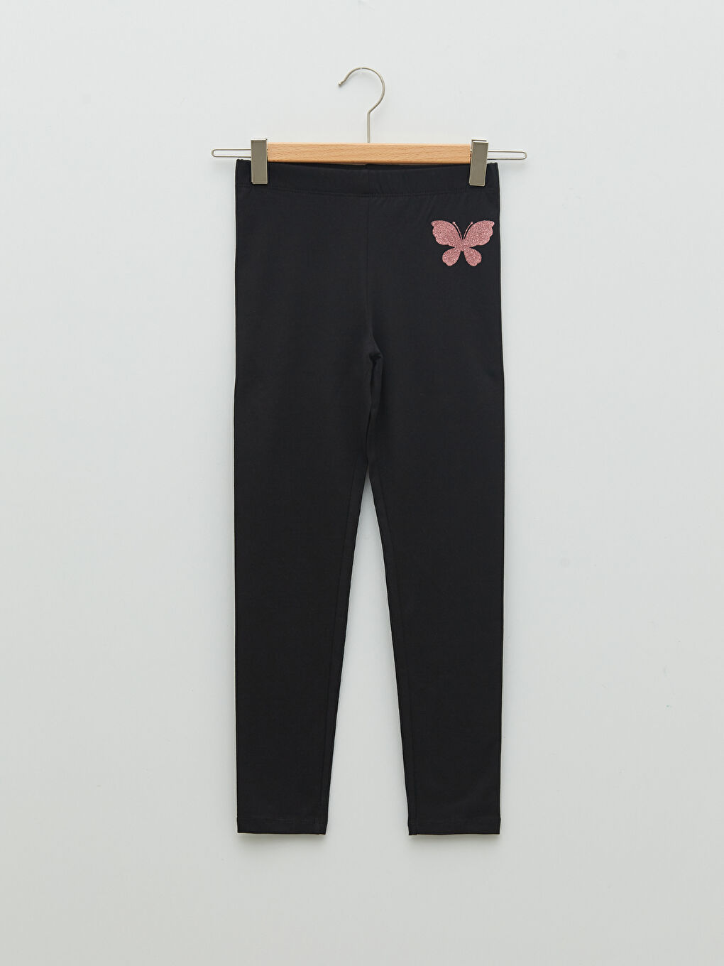 Elastic Waist Printed Cotton Girl Long Tights
