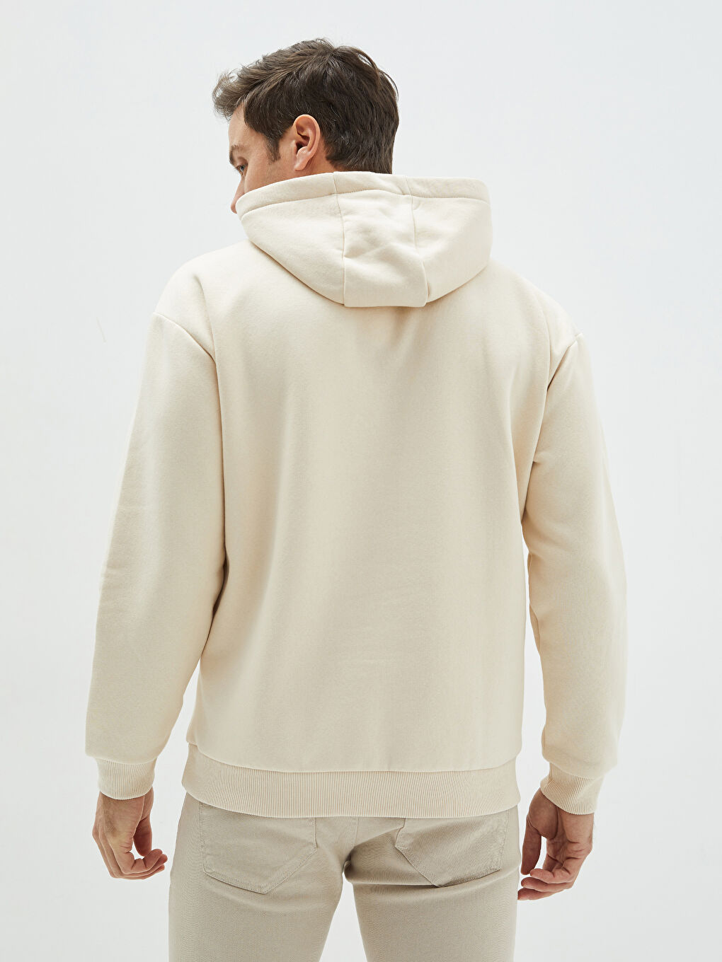 LCW Vision Sweatshirt à capuche imprimé pour hommes à manches longues -S20178Z8-J0E