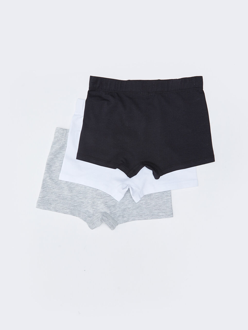Базовые хлопковые трусы-боксеры для мальчиков, комплект из 3-х штук-1