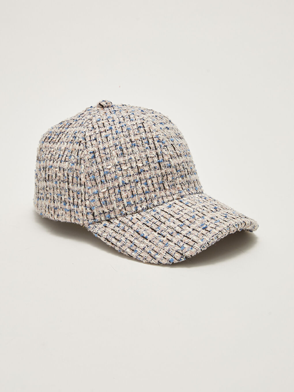 Pembe Desenli Tüvit Kadın Kep Şapka-2