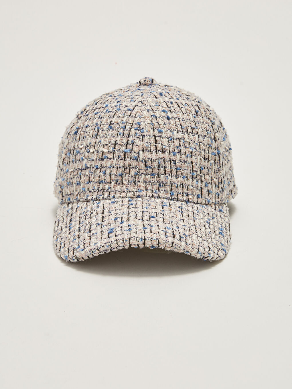 Pembe Desenli Tüvit Kadın Kep Şapka-3