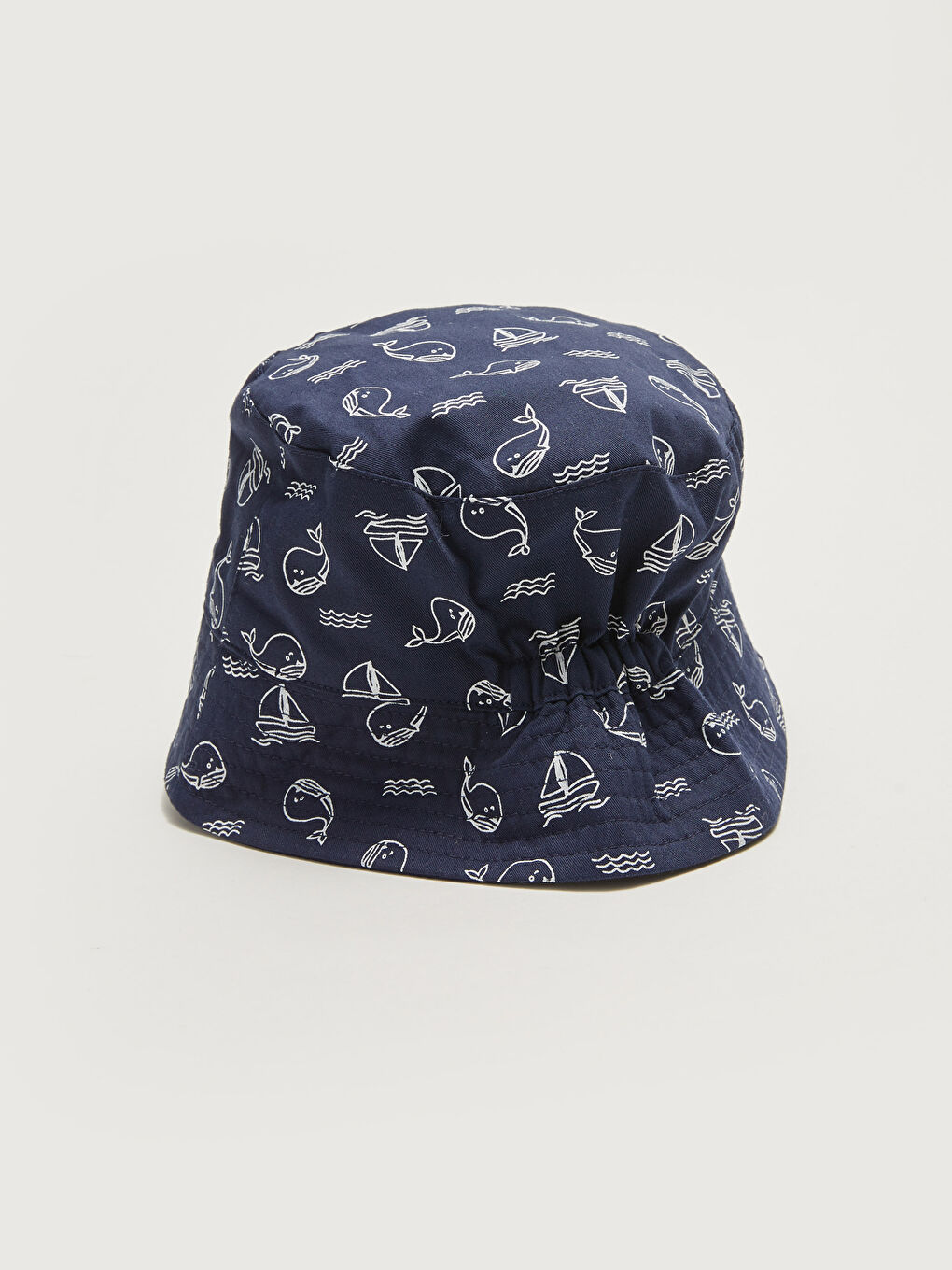 ნაბეჭდი პოპლინის საბავშვო ბიჭის ქუდი-1