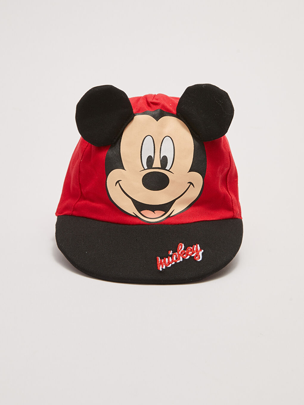 Mickey Mouse Baskılı Erkek Bebek Şapka