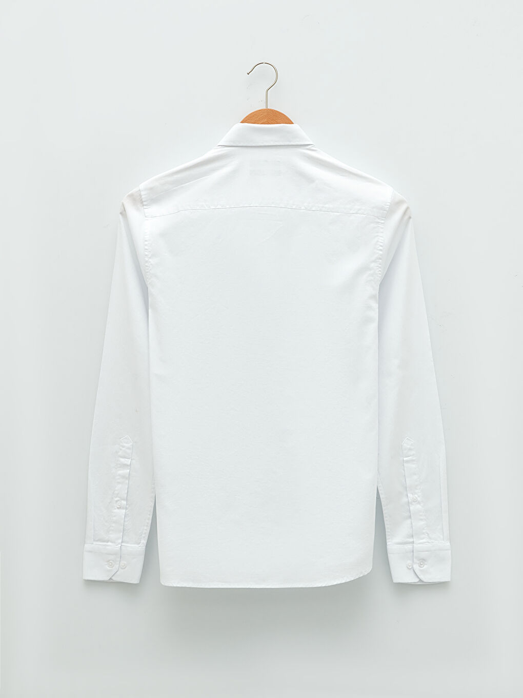 Slim Fit Long Sleeve Oxford Men's Shirt -S20255Z8-Q6K