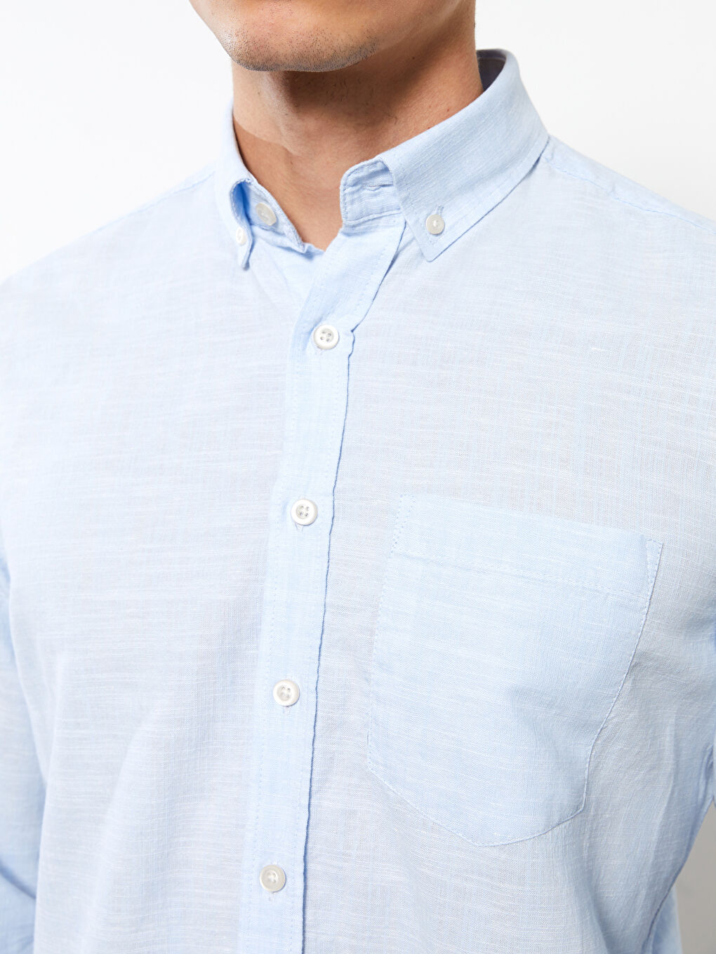 Regular Fit Long Sleeve Men's Shirt-3