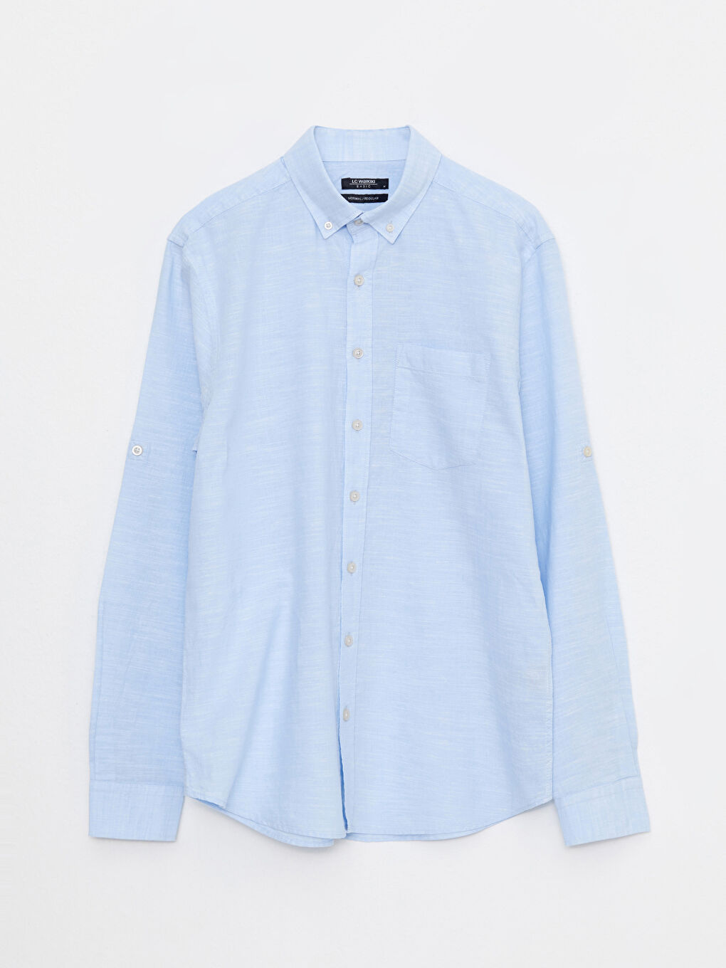 Regular Fit Long Sleeve Men's Shirt-5