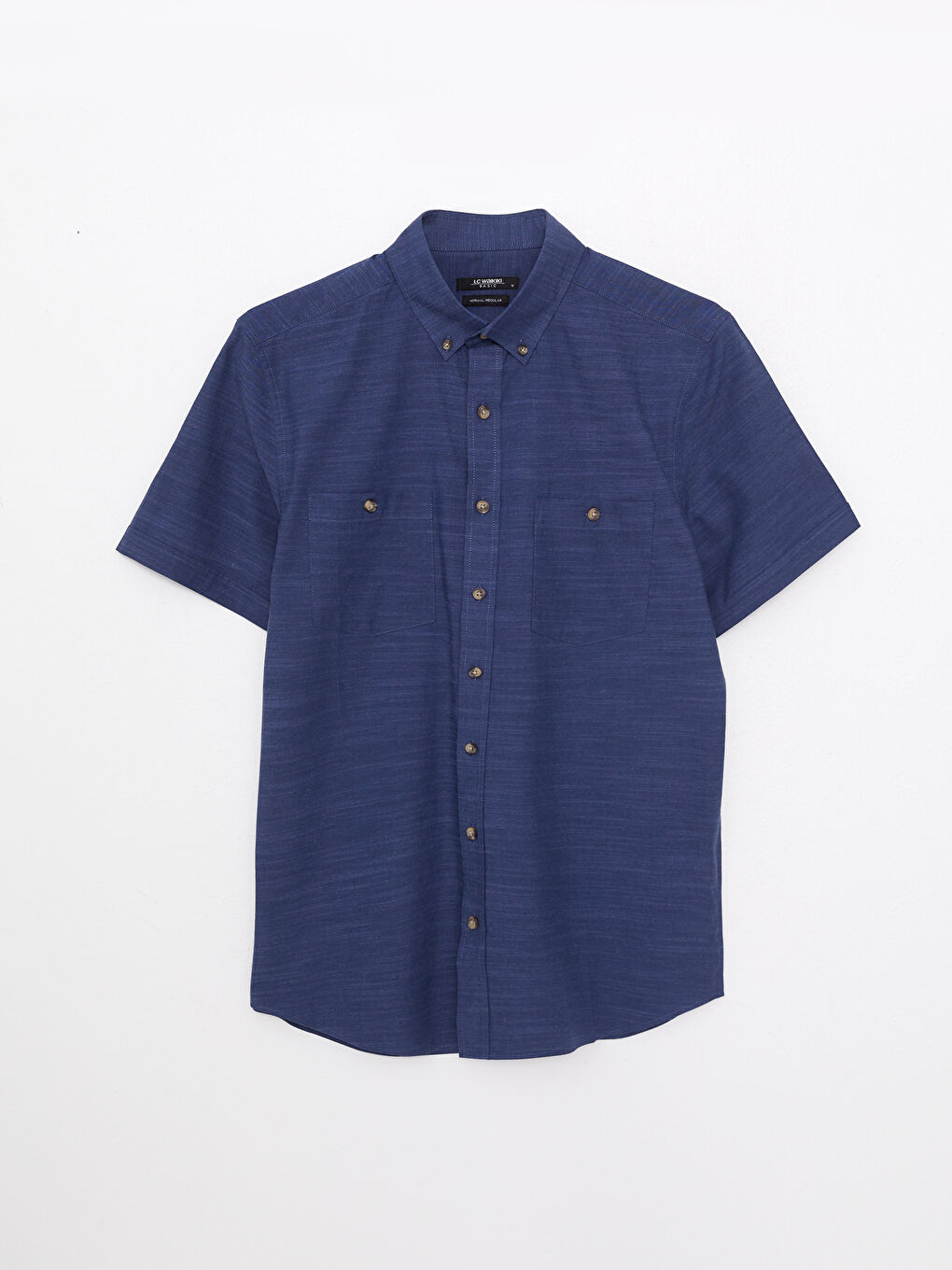 LCWAIKIKI Basic Regular Fit Short Sleeve Poplin Men's Shirt -S20261Z8-CWU
