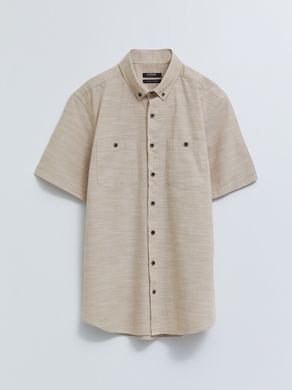 LC Waikiki Regular Fit Short Sleeve Poplin Men's Shirt -S20261Z8-QYX