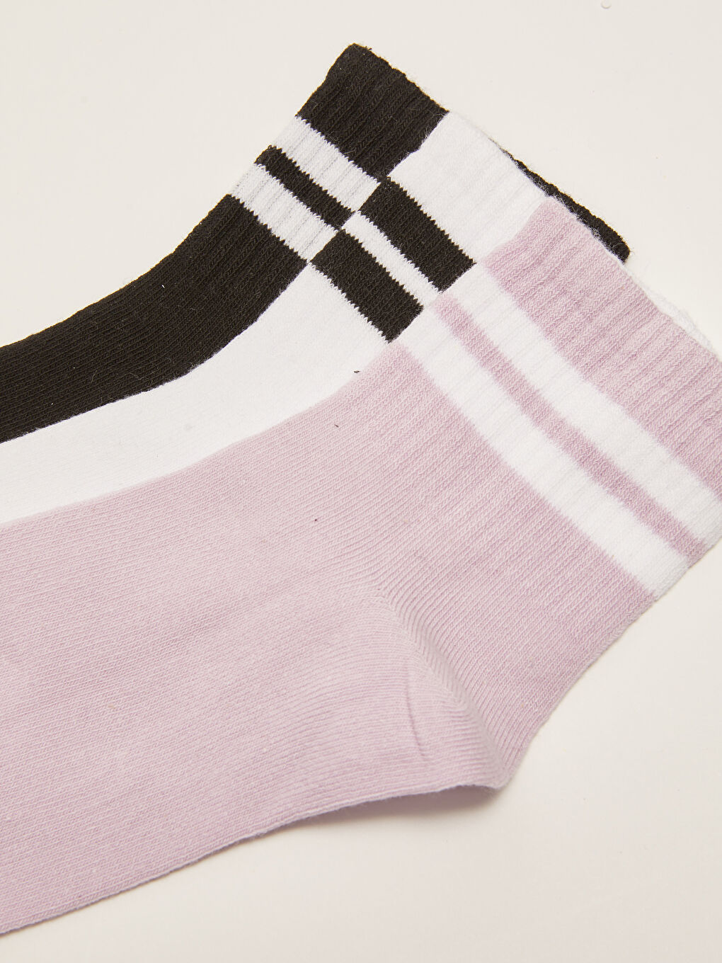 Striped Women's Ankle Socks 3-packs-2
