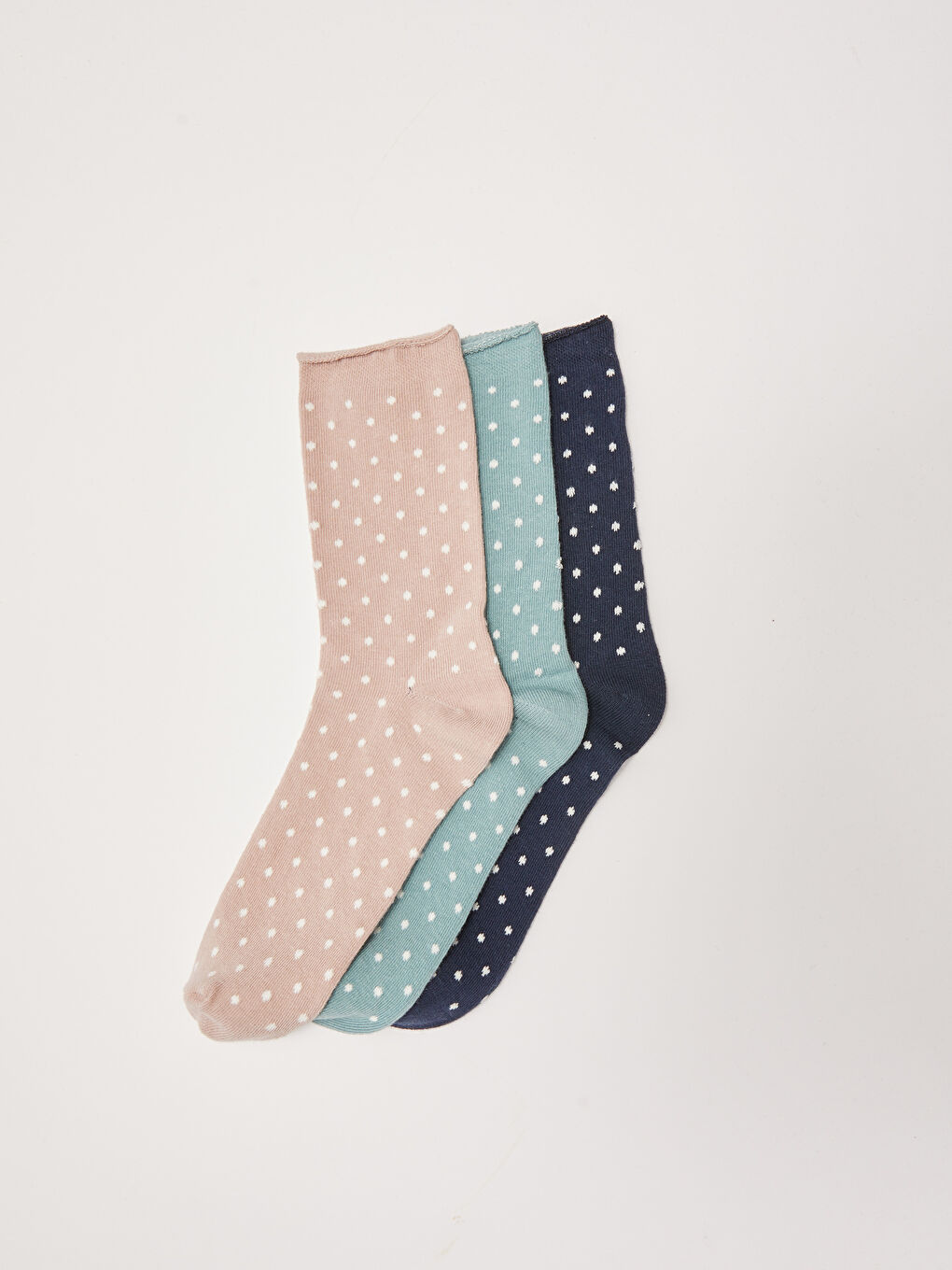 LCW DREAM Polka Dot Women's Ankle Socks 3-pack -S20282Z8-J3S