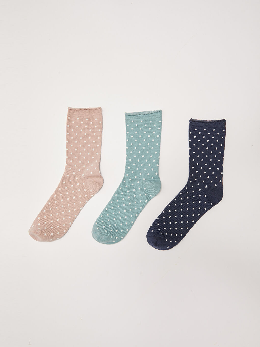 LCW DREAM Polka Dot Women's Ankle Socks 3-pack -S20282Z8-J3S