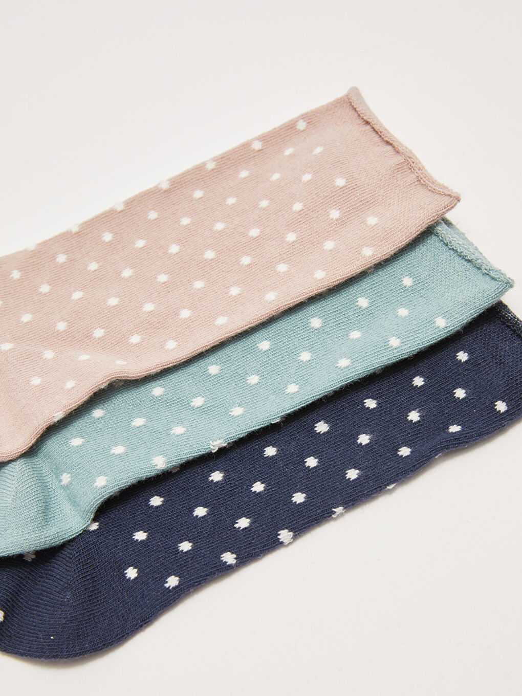 LCW DREAM Polka Dot Women's Ankle Socks 3-pack -S20282Z8-J3S