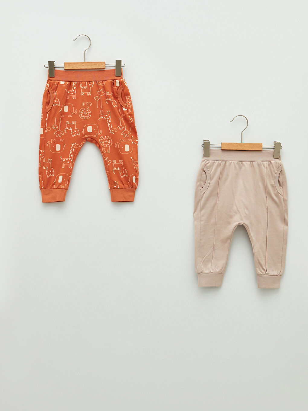 Elastic Waist Cotton Baby Boy Trousers 2-Pack -S20316Z1-RZ6