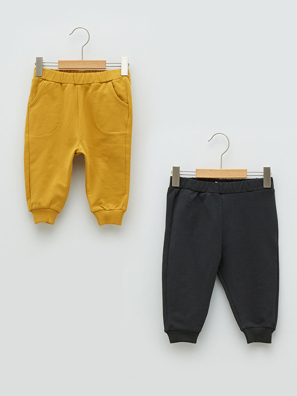 LCW baby Elasticated Waist Basic Baby Boys' Trousers 2 Pack -S20327Z1-GBF