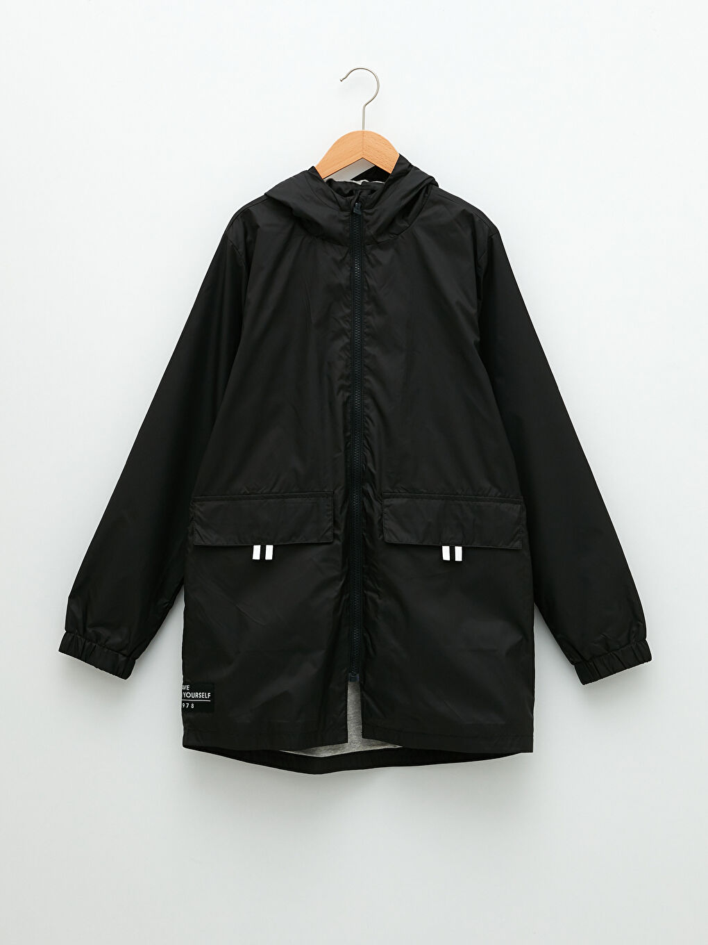 Hooded Printed Boy Raincoat