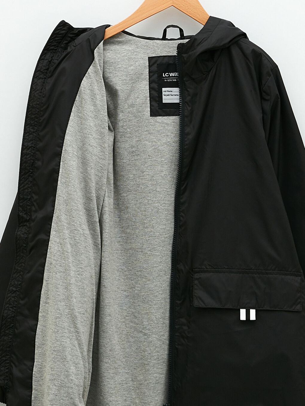 Hooded Printed Boy Raincoat-3