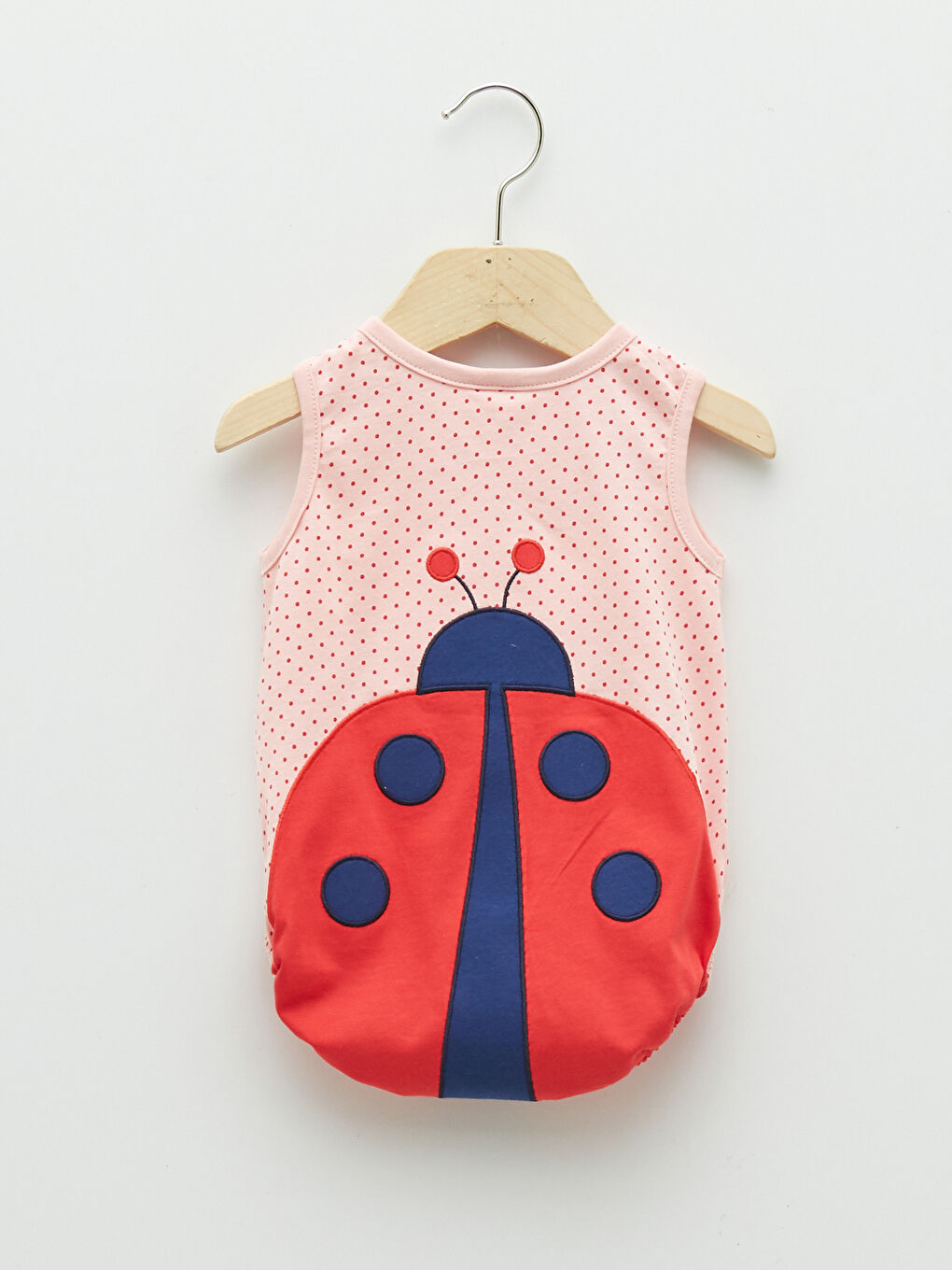 Body bébé imprimé en coton à col rond et serre-tête ensemble 2 pièces-1