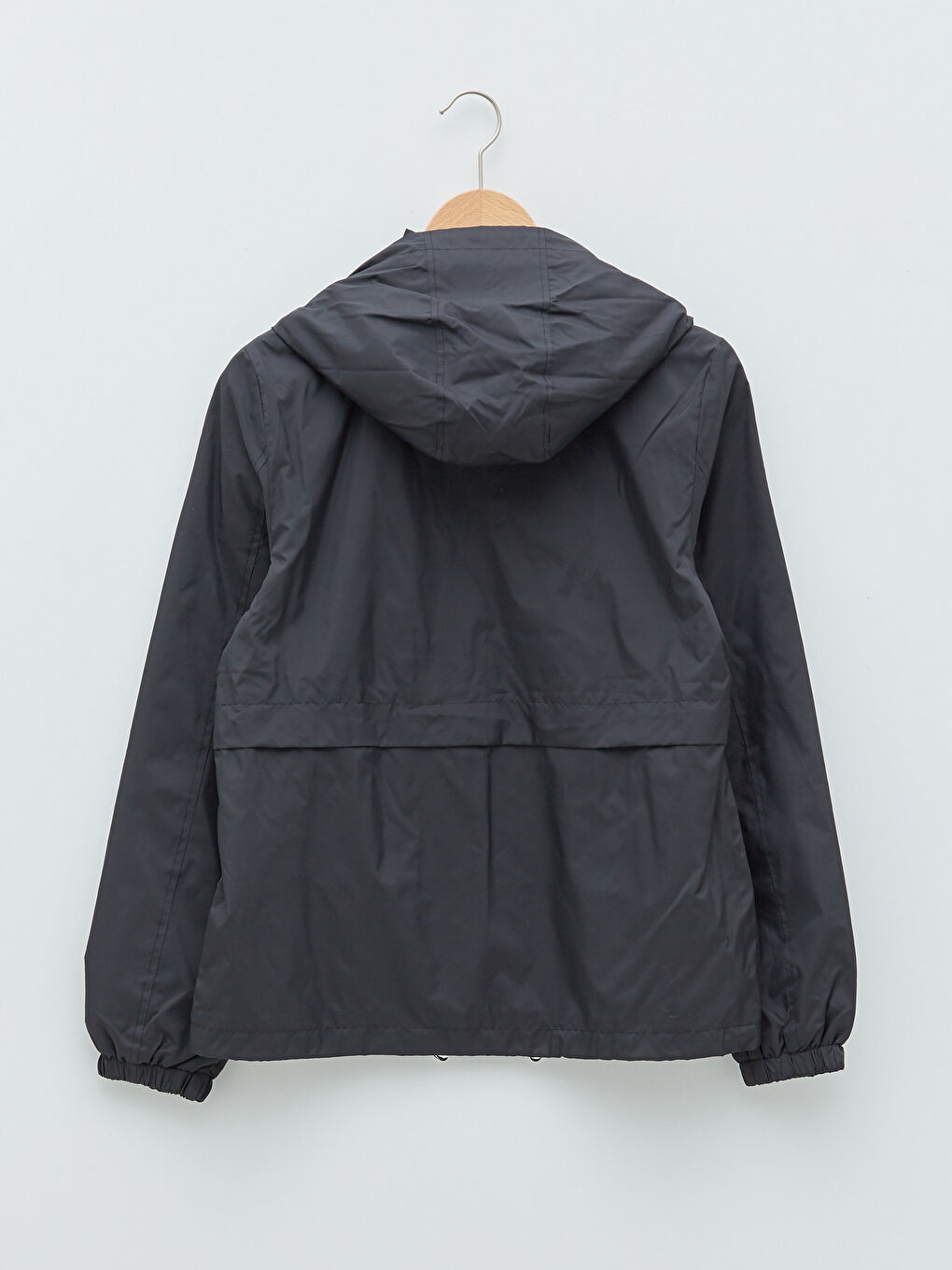 LCWAIKIKI Classic Hooded Straight Pocket Detailed Long Sleeve Women's Raincoat -S20403Z8-CVL