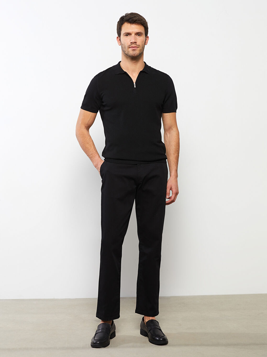 بنطلون قماش دوبي عادي