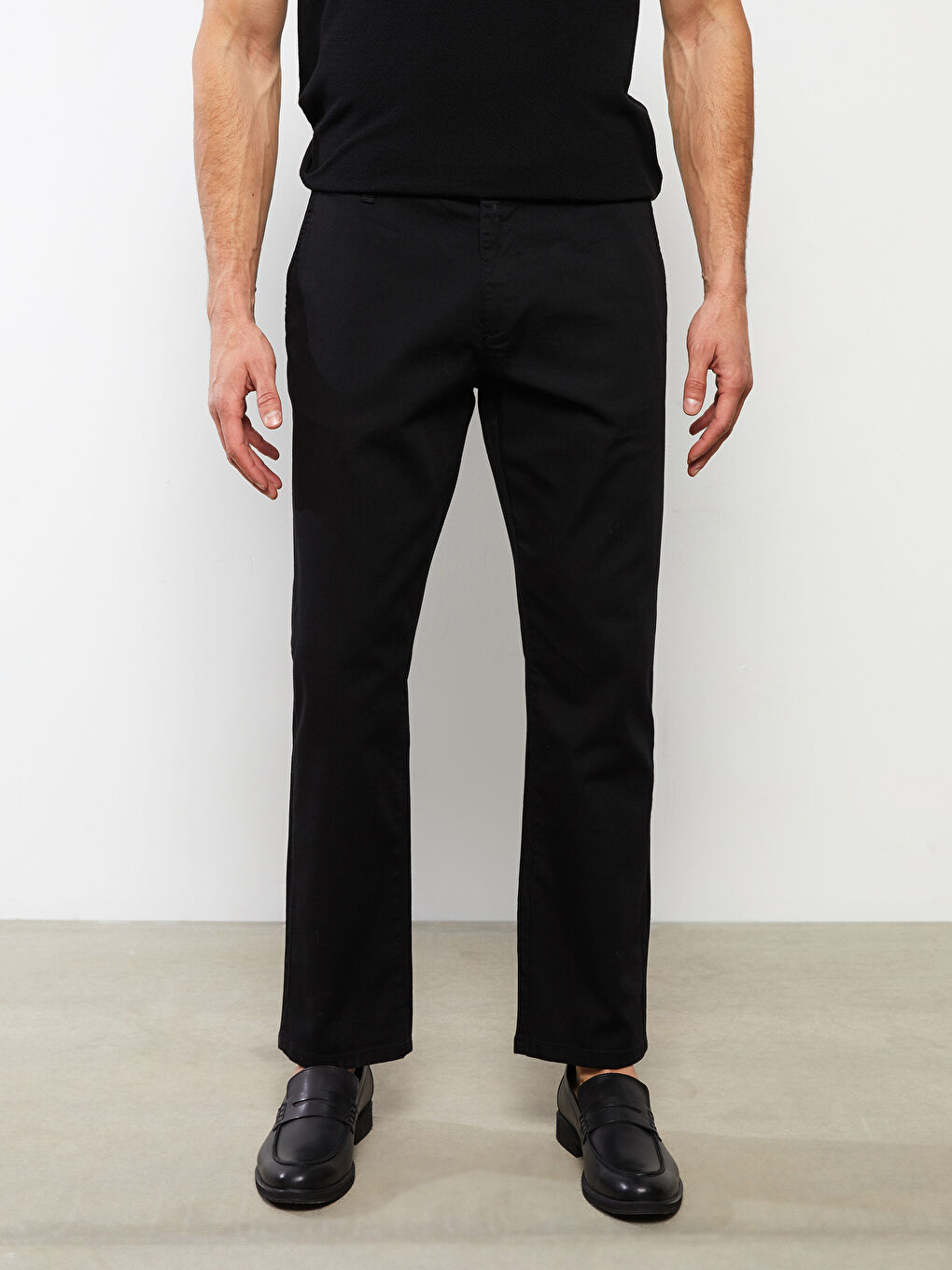 بنطلون قماش دوبي عادي-2