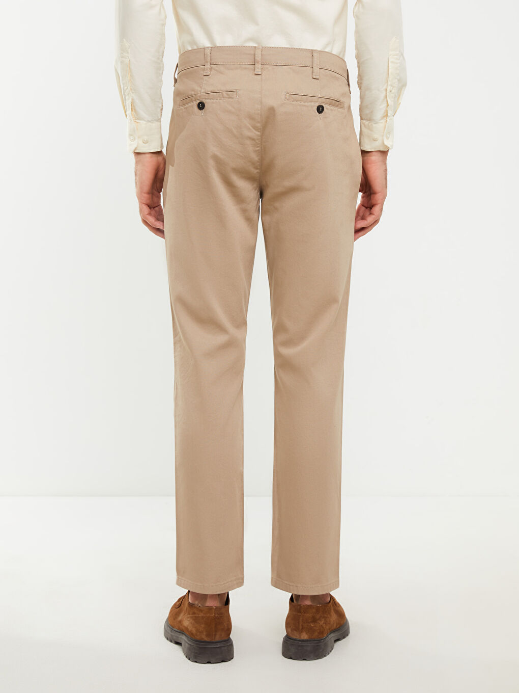 بنطلون قماش دوبي عادي-5