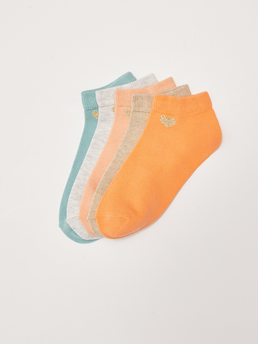 Patterned Women's Trainer Socks 5 Pack