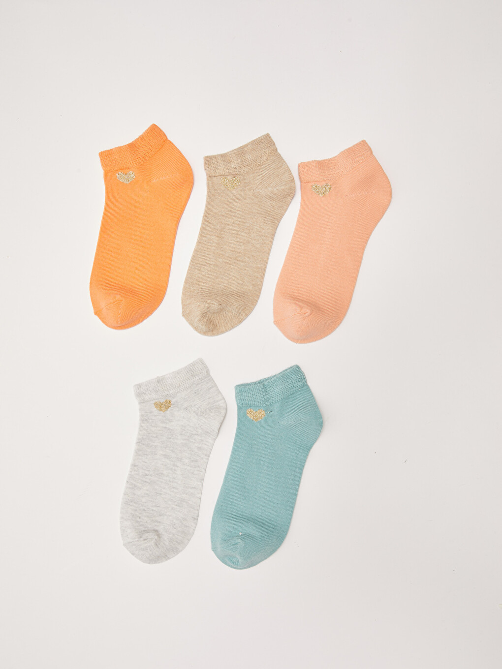 Patterned Women's Trainer Socks 5 Pack-1