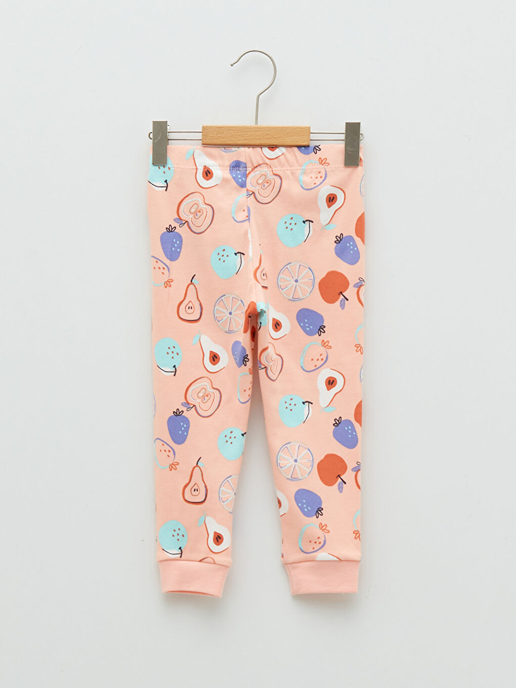 Elastic Waist Cotton Baby Girl Pajama Bottoms 2-Pack-3