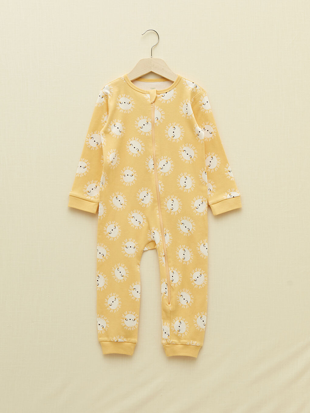 Комбинезон с круглым вырезом и длинным рукавом с принтом для малышек девочек, 2 упаковки-1