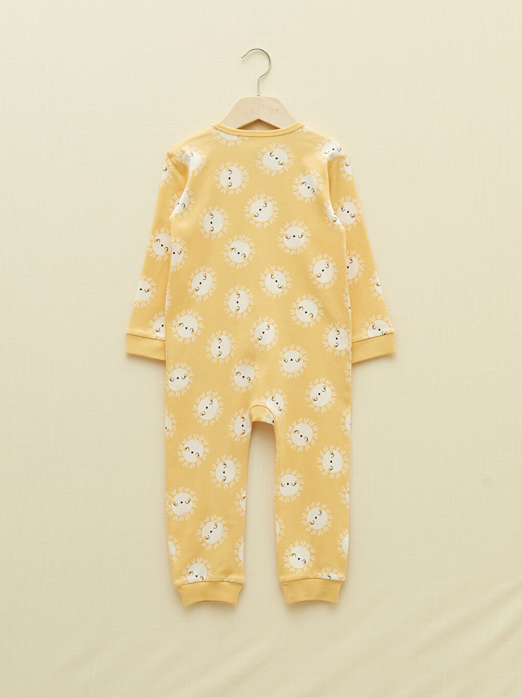 Комбинезон с круглым вырезом и длинным рукавом с принтом для малышек девочек, 2 упаковки-3