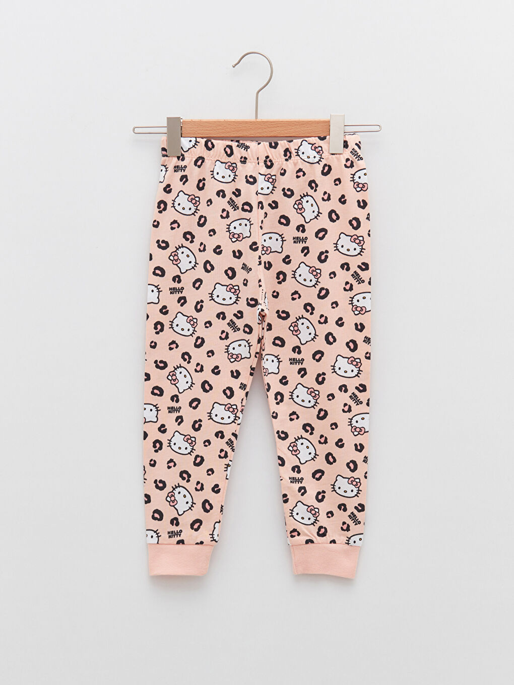 LCW baby Crew Neck Long Sleeve Hello Kitty Printed Cotton Baby Girl Pajamas Set -S20519Z1-LSZ