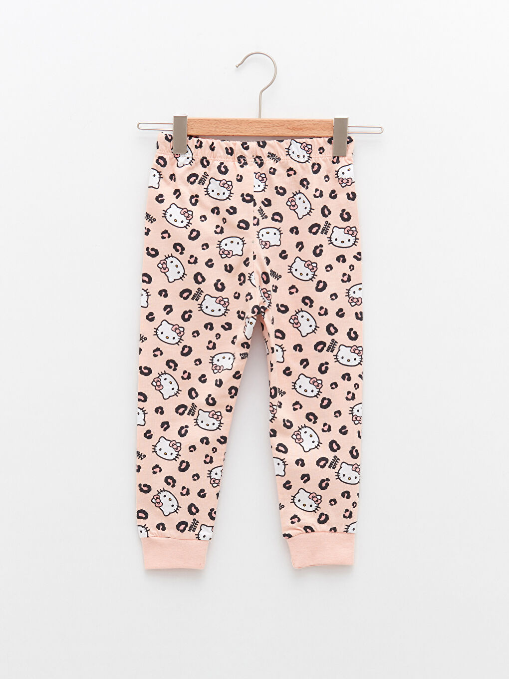 LCW baby Crew Neck Long Sleeve Hello Kitty Printed Cotton Baby Girl Pajamas Set -S20519Z1-LSZ