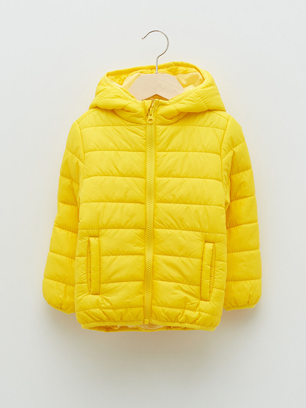 Hooded Long Sleeve Basic Baby Boy Down Jacket-3