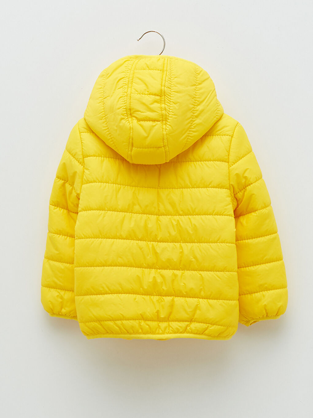 Hooded Long Sleeve Basic Baby Boy Down Jacket-4