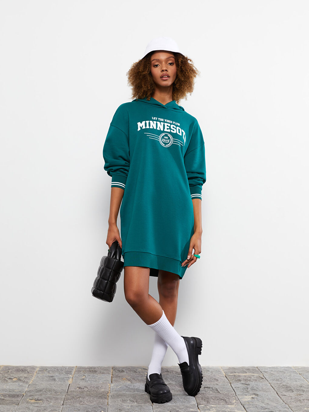 Women's Flat Bucket Hat-2