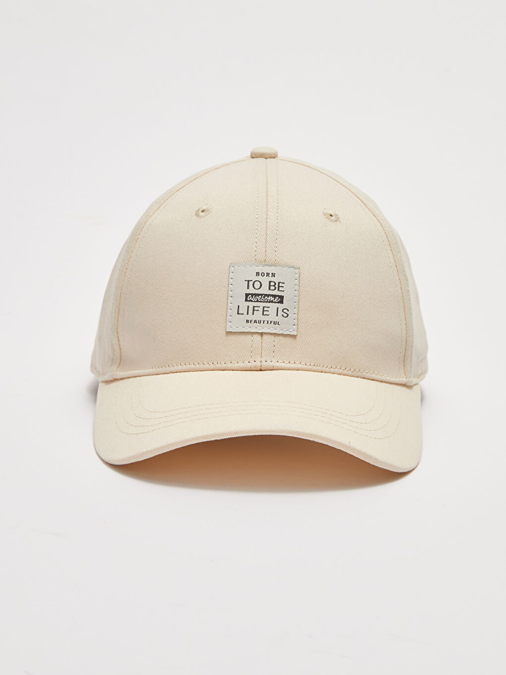 Label Printed Women's Cap Hat-3