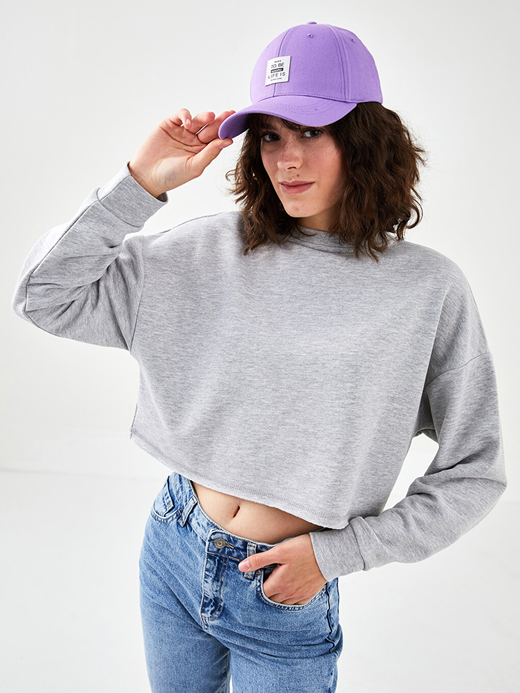 Label Printed Women's Cap Hat-2