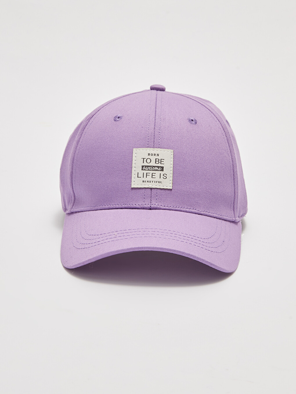 Label Printed Women's Cap Hat-3