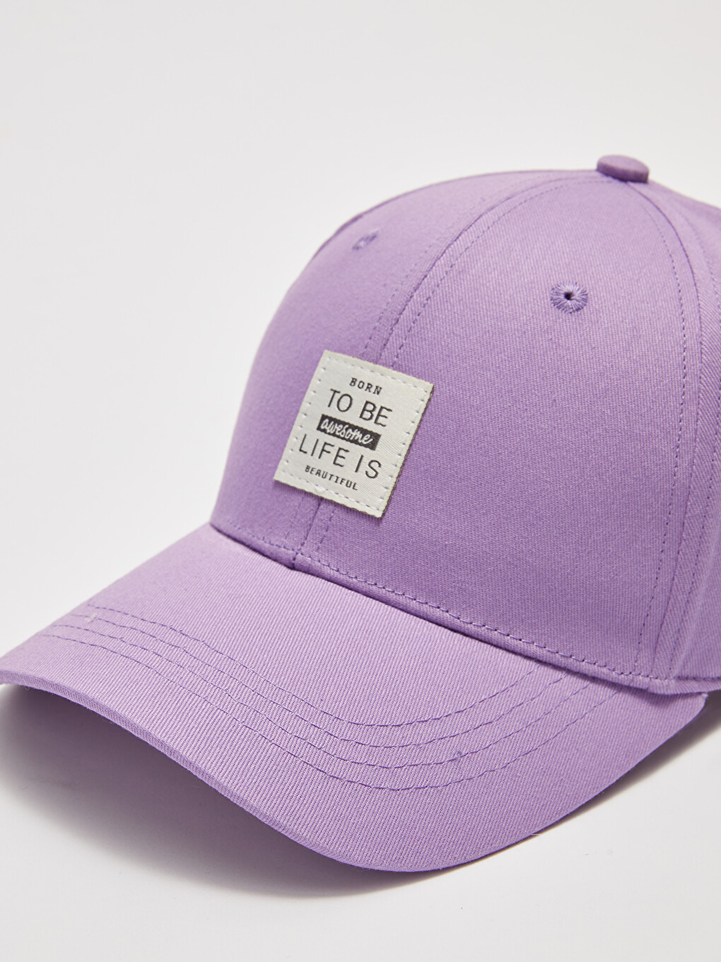Label Printed Women's Cap Hat-4