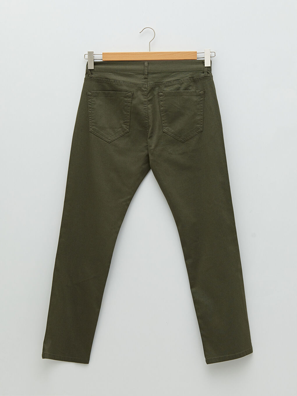 Редовна Кройка Текстурирани Мъжки Панталони-6