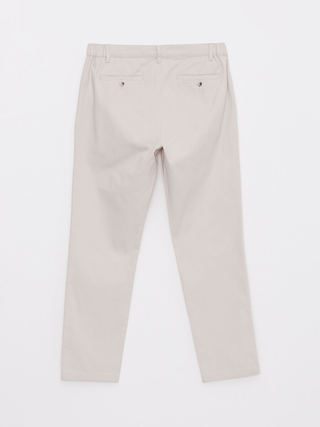 Slim Fit Twill Men's Trousers-4