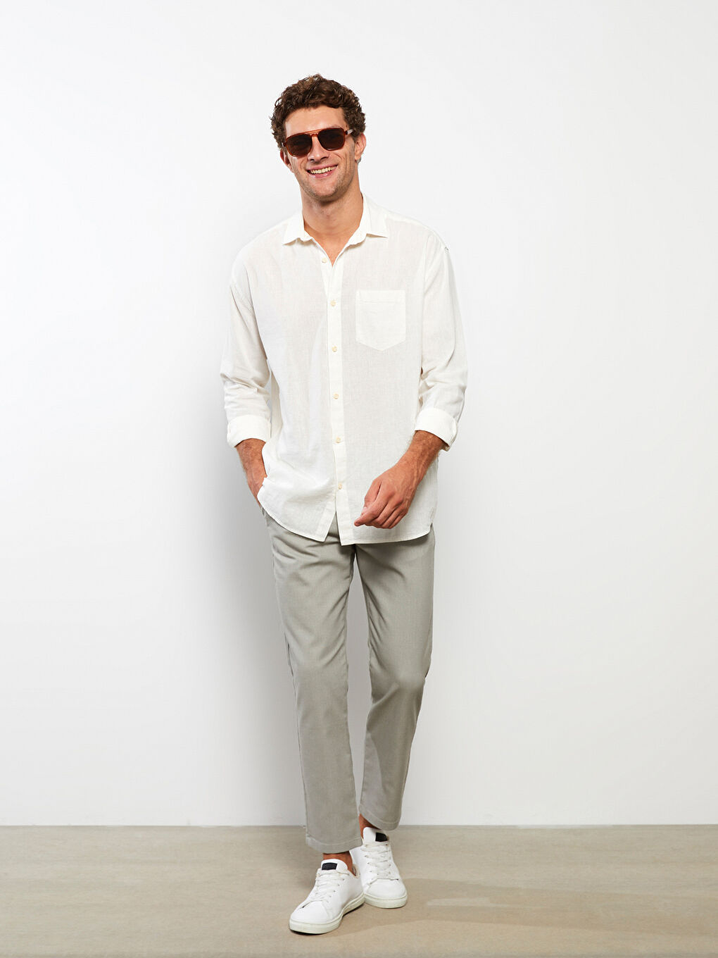 بنطلون رجالي بقصة رفيعة-1