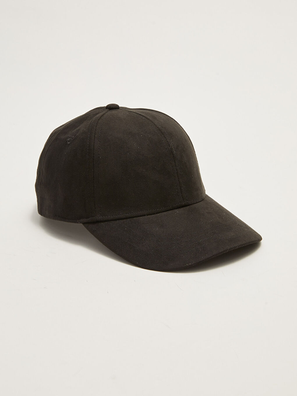 قبعة مسطحة من جلد الغزال للرجال-1