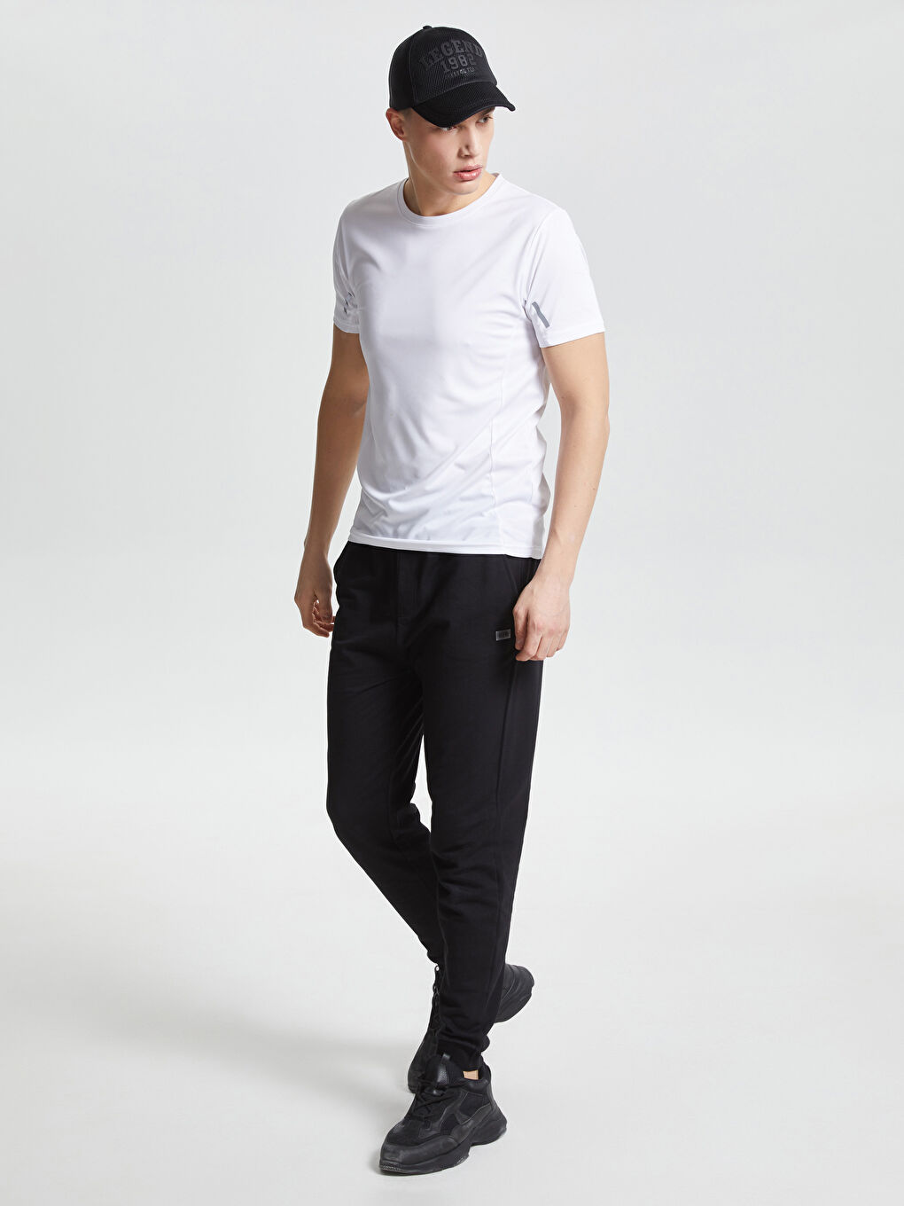 Text Printed Men's Baseball Cap-2