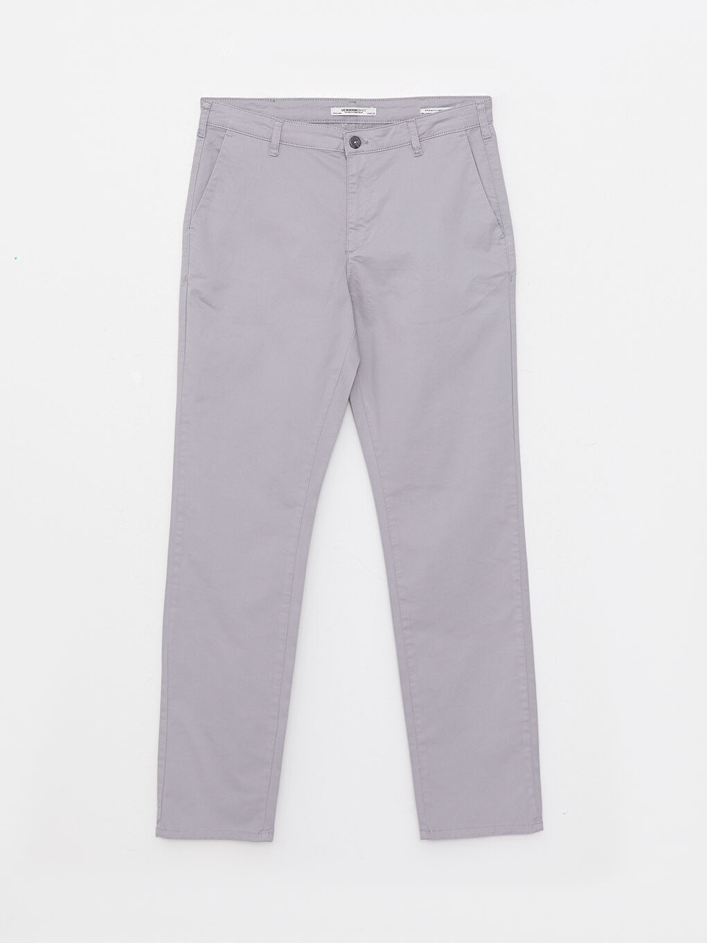 Normal Kalıp Gabardin Erkek Chino Pantolon-5
