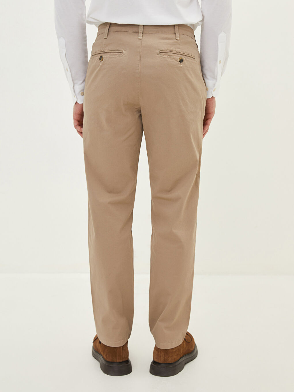 Normal Fit Gabardine Men's Chino Trousers-4