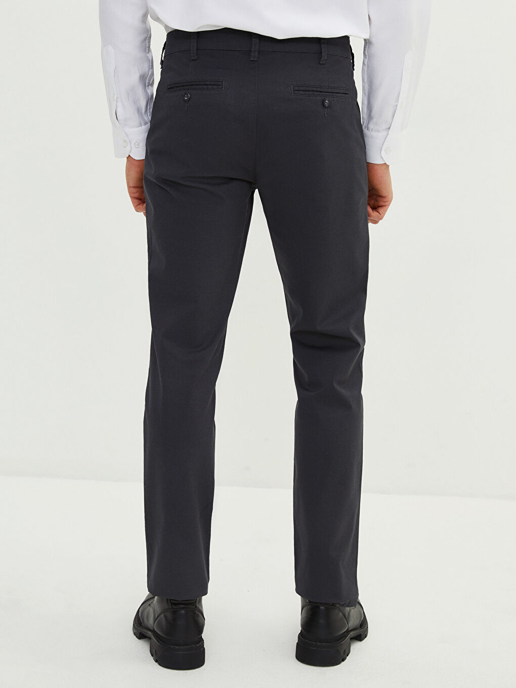 Normal Fit Gabardine Men's Chino Trousers-3