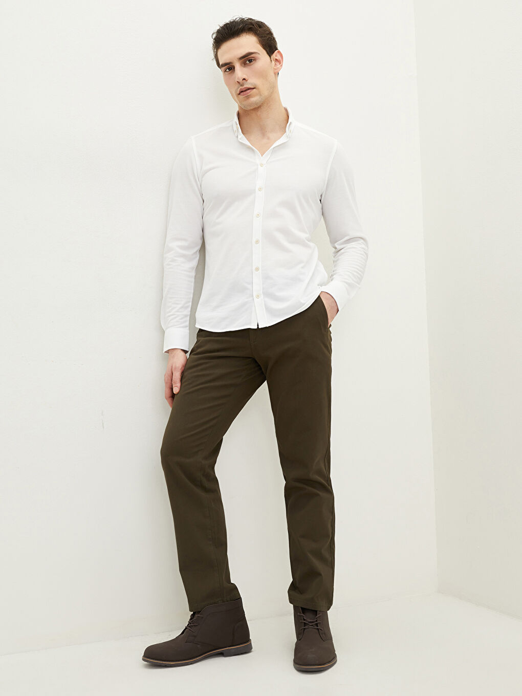 Wide Fit Men's Chino Trousers -S20665Z8-S2Q
