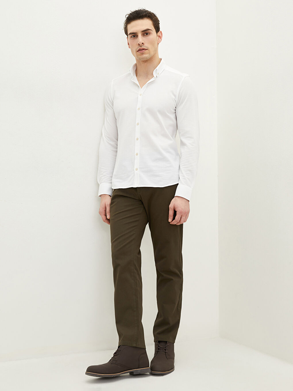 Wide Fit Men's Chino Trousers -S20665Z8-S2Q